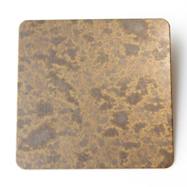 High-End Customization 304 Antique Brass Spotted Stainless Steel Sheet for