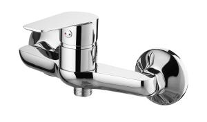 China Shower Mixer Faucet Cold Hot Tap Brass Single Lever Chrome wholesale