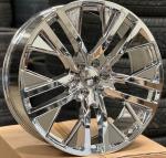 CT2009 26 GMC Replica Rims Chrome Wheels Tires For Tahoe Silverado Sierra