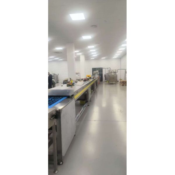 Multi-Row Protein Bar Production Line Chocolate Coating 15000 Bars Hour
