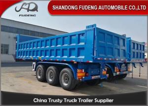 China China manufacture 3 axles 25 cubic meters dump trailer for Africa wholesale