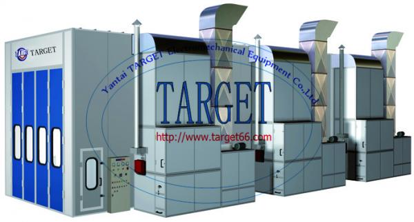 Quality big bus spray booth/industrial spray booth/auto painting booth/auto baking oven for sale