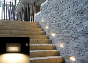 China 24 LED 3020 Recessed LED Wall Lights Warm White Stainless Steel wholesale