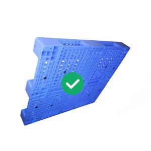 China 5T Load Blue Plastic Pallet 1300X1100 HDPE Refrigerated Transportation Chain wholesale