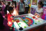 Mini Kids Game Machine Metal Acrylic Air Hockey Table