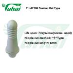 Livestock Animal Feeding Teats Nipples 9.4*4cm For Lamb Cow Cattle Sheep