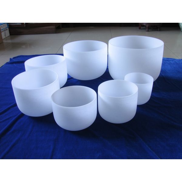 Frosted Quartz Singing Bowl