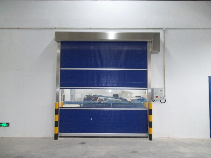 Plastic Interior High Speed Doors Rapid Automatic Roller Up Door