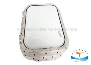 China Welded Type Marine Windows For Boats Fixed Hinged Bolted Rectangular Shape wholesale