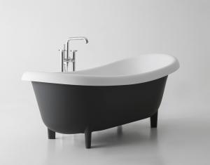 China Rectangle Freestanding Soaking Bathtub Stain Resistant Long Life Span wholesale
