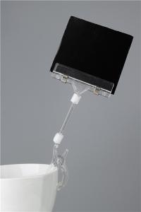 China Clear Picture Display Clip Sign Holders , Retail Advertising Sign Holder Clip wholesale