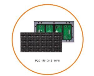 China RGB LED Module For Billboard Panel Screen 8x16 P20 Outdoor 7000-7500cd/Sqm wholesale