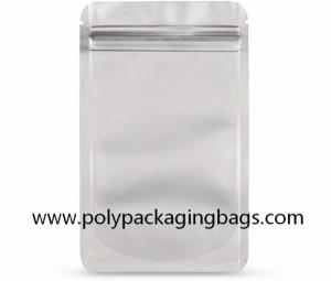 China Resealable OPP Laminated Aluminum Foil Zipper Bag For Food Packaging wholesale