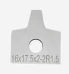 16x17.5x2mm 2R1.5 Edge Banding Cutter For Woodworking