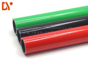 China Plastic Coated Lean Tube Anti Rust Round Shape Customer Size For Decoration wholesale