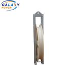 30kg Single Wheel Bundled Conductor Pulley Overhead Line Accessories With 100mm