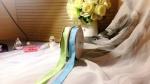 Customized Stitched Grosgrain Ribbon For Gift Wrapping Decoration