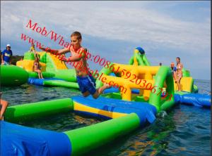 China PVC Tarpaulin Lake Inflatable Water Park for Adults Inflatable Aqua Park Games wholesale