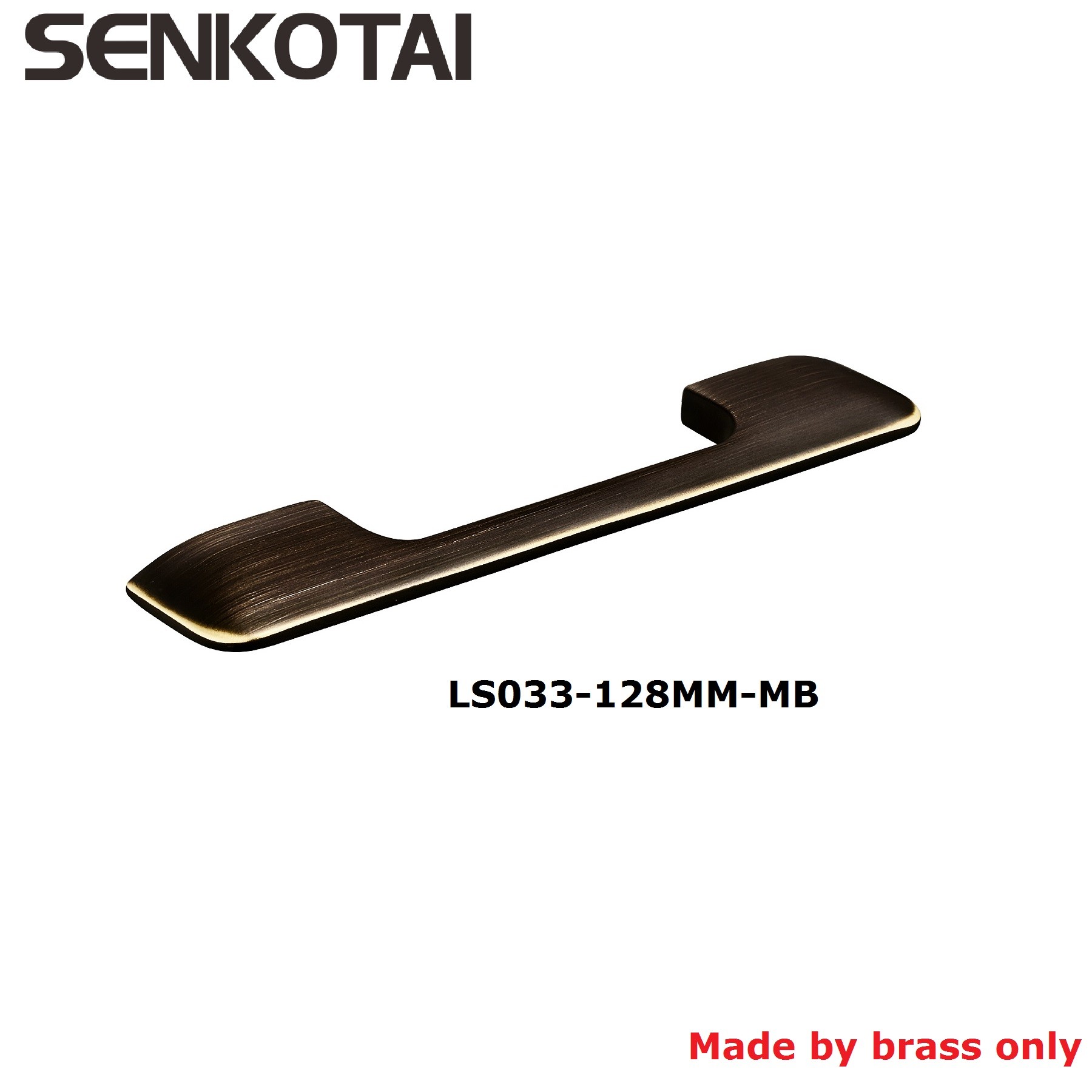 Modern Cabinet handle brushed bronze for wardrobe furniture handle