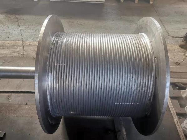 1-150 Mm Groove Pitch Grooved Winch Drum for 10-10000 M Rope Length in Heavy