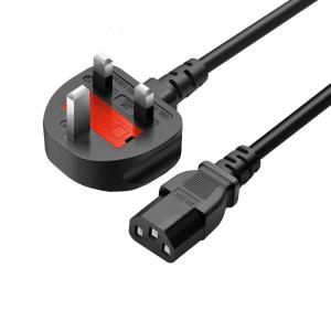 China AC 15amp UK Power Cord 240V IEC C5 Female End CEE 7/7 Schuko Plug With 3 Plug wholesale