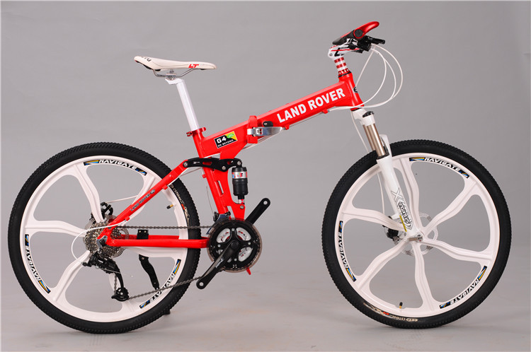 High quality OEM logo Shimano hidraulic disc brake 30 speed aluminium alloy folding travel mountain bicicletas