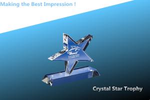 China CRYSTAL STAR AWARD/CRYSTAL STAR TROPHY/2D CRYSTAL STAR/BLANK CRYSTAL STAR AWARD/3D AWARD wholesale