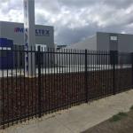 Security Fence, Tubular Fencing Steel spear top Black 2.1M x 2.4M Fence Panels