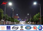 School / Villas Steel High Mast Street Lamp Poles With Drawing 1.0 Safety Factor