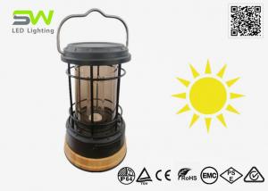 China 5W Dimmable 200 Lumens Solar Rechargeable LED Lantern Vintage Retro on sale