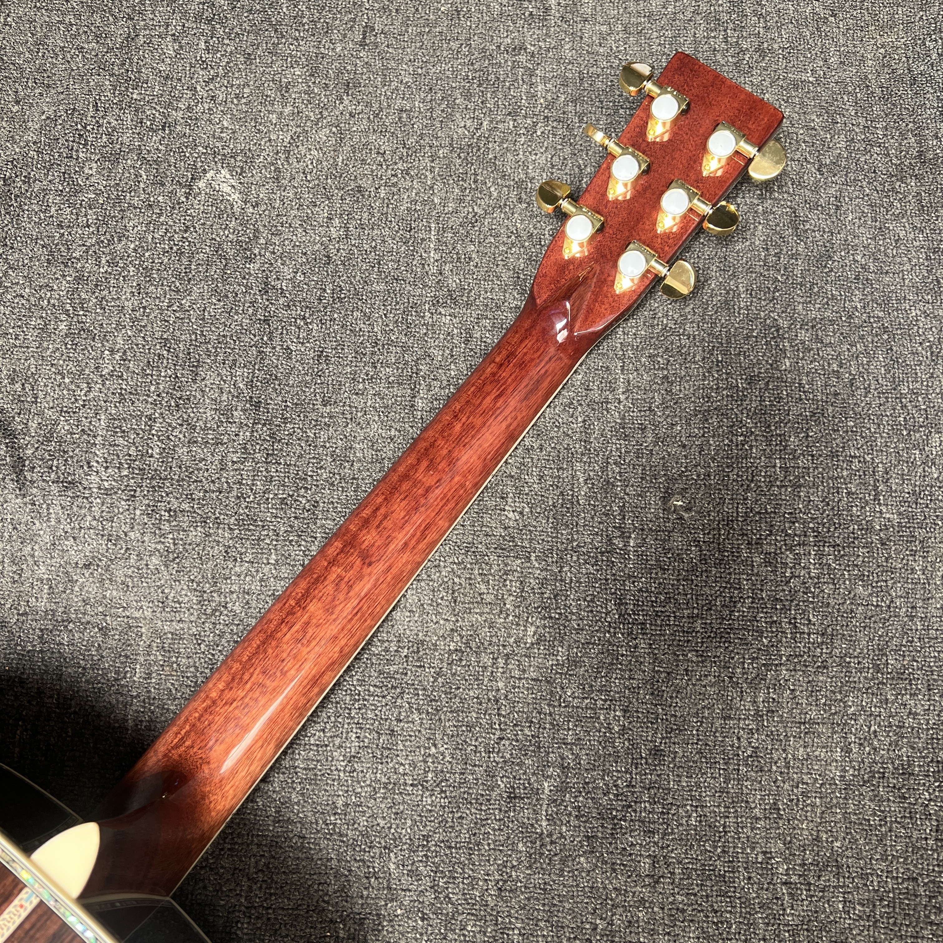 Custom M Style Solid Cedar Top D45caa Dreadnought Acoustic Guitar with Solid Rosewood Back Side, customized logo on headstock