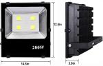 China High quality Red/Green/Blue/White/WW/CW/Pink LED Flood Light 200W with