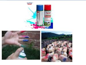 China Fast Drying Livestock Spray Paint 600ml Waterproof Sheep Marking Spray Paint wholesale