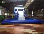 Hot Sale Water Slide Inflatable Commercial Inflatable Water Slide with Pool
