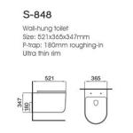 Factory Supply Wall-hung Toilet One Piece Ceramic Sanitary Ware Concealed Toilet