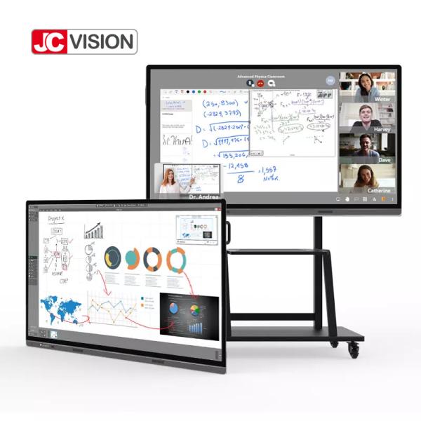 55" - 110" Smart Interactive Electronic Whiteboard Wireless Control 20 Points