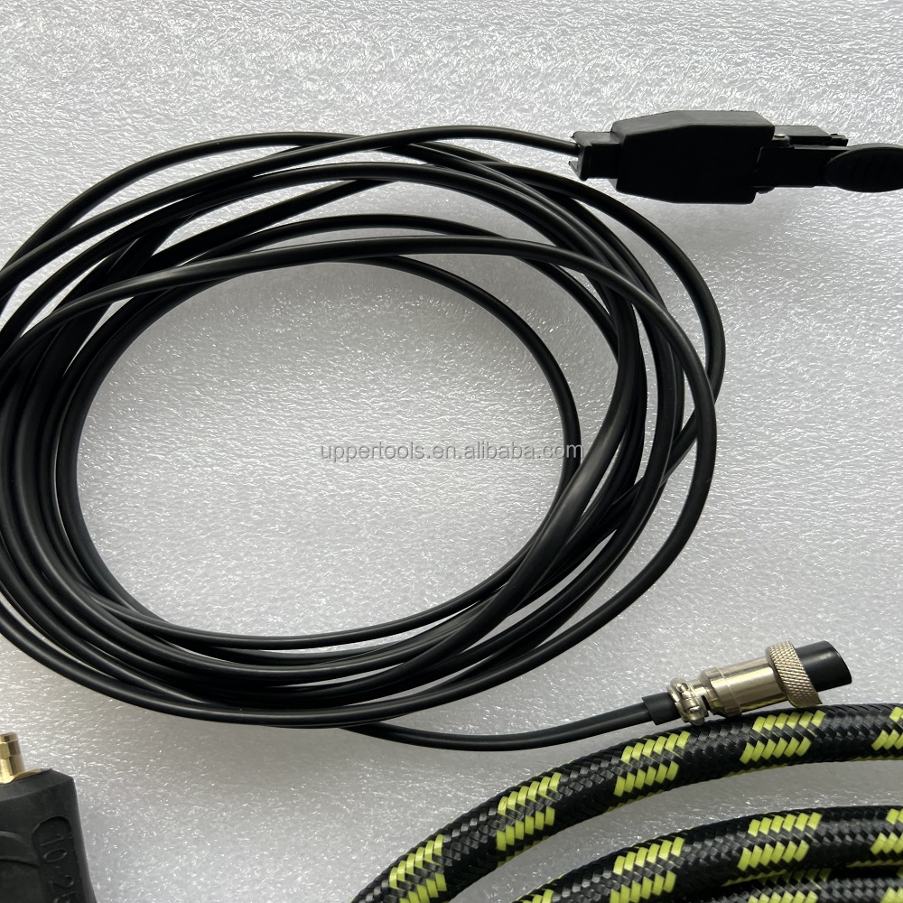 Flexible Torch Head 10-25EU Plug TIG Welding Set with 4M Cable 5 Pole Connector 150A