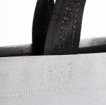 Non-Woven Fabric Bag Custom LOGO Printing Laser Metal Film Tote Bag for Scarves