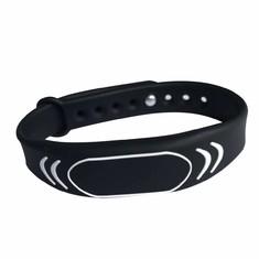 China MIFERE RFID Wristband Waterproof Silicone Flexible Reusable For Access Control wholesale