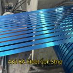 BA Surface SS 430 Cold Rolled Stainless Steel Strip 430 Steel Coil With Bule PE