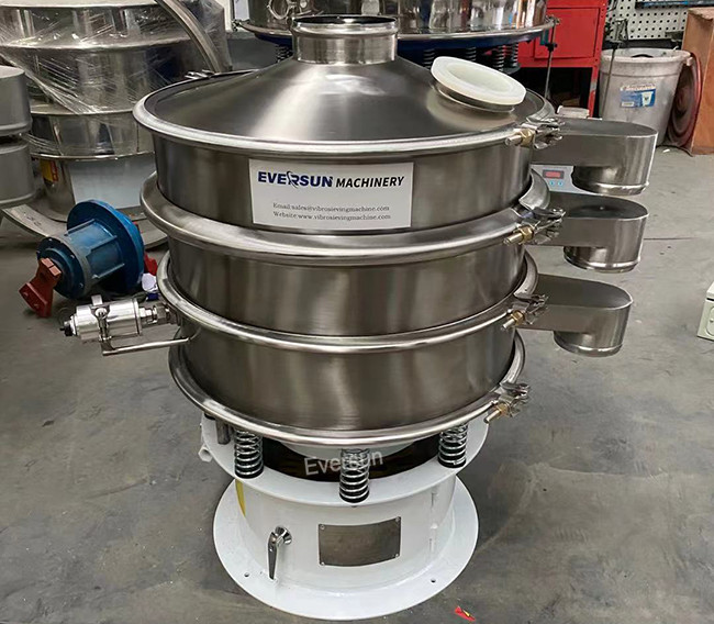 304 / 316L Stainless Steel Vibrating Filter Sieve With 2.2kw Motor Power 1 - 5 Layers