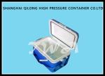 40cans Portable Coolers With Wheels , Camping Ice Box 36 Liter For Transport