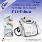 E Light IPL Multi Function Beauty Equipment RF For Hair Tattoo Removal