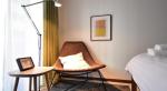 Australia rental apartment custom design furniture of wood bed with inwall