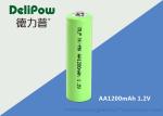 1200mAh 1.2V AA NIMH Rechargeable Battery With SGS / MSDS Certification