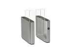 DC24V BLDC Motor Stainless Steel Turnstiles 1.8m Height Glass Barrier Turnstiles
