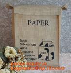 Private Label Portable Foldable Storage Woven Laundry Jute Basket Bin,Cotton
