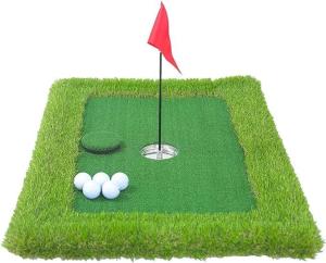 China Customized Floating Golf Green for Pools Heat-transfer Printing and OEM Logo Putting Mat wholesale