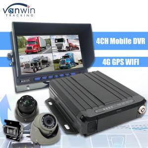 China OEM ODM Real Time 4CH GPS Mobile DVR With 4G 1080P WiFi Dual SD Card MDVR For Bus wholesale