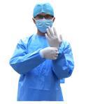 Medical Protection 60gsm Fluid Resistant SMS Non Woven Isolation Gown